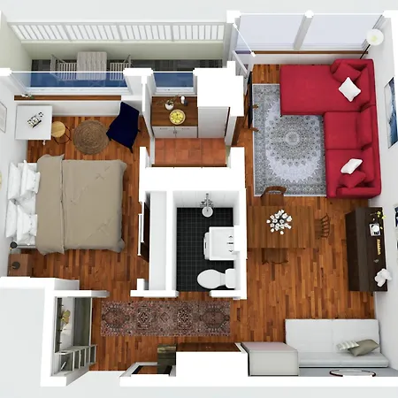 Design District W Free Parking Garage, Balcony, Netflix, 200m Tram&bus Helsinki