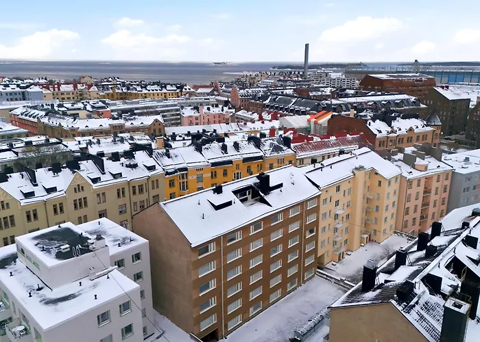 Sunny Views W Balcony, Netflix, 200m Tram&bus, Design District Helsinky